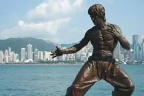 Bruce Lee statue in Hong Kong Bruce Lee As the man who popularized kung fu in - фото 31