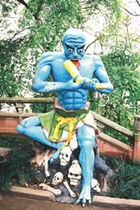 Demons guarding the Fengdu Ghost Temple The temple itself is dedicated to the - фото 52