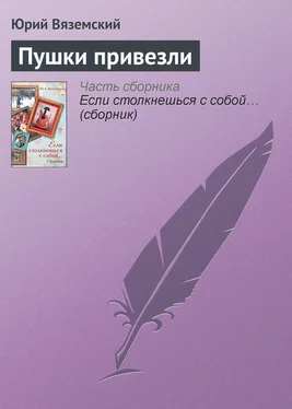 Юрий Вяземский Пушки привезли обложка книги