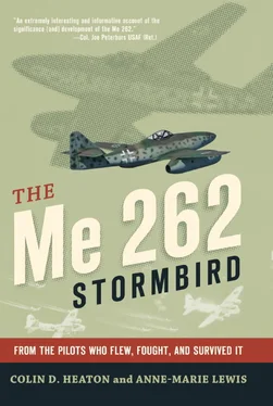 Colin Heaton The Me 262 Stormbird обложка книги