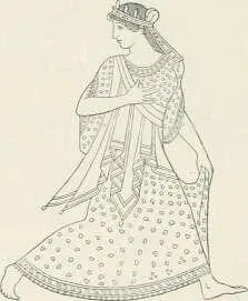 Fig 355 Vêtement à manches courtes Ces robes à grands dessins et qui - фото 339