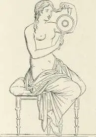 ijg 506 Femme devant èou miroir Daprès une peinture antique LA - фото 487
