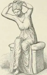 J Fig 5tjl Jeune femme à sa toilette Les peignes les étuis à - фото 531