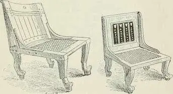 Fig 581 Fie Sièges égyptiens au Musée britannique historiques Des - фото 550