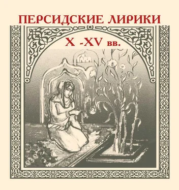 Сборник Персидские лирики X–XV вв. обложка книги
