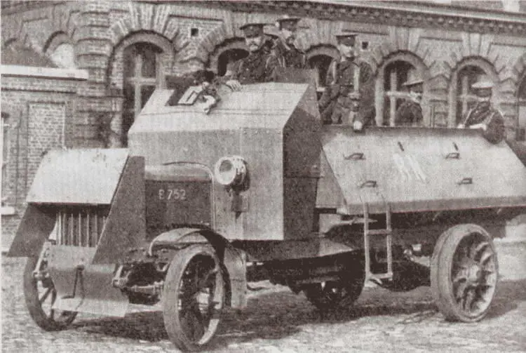 Английская бронемашина Действия в Эльзасе и Лотарингии7 августа 1914 г - фото 154