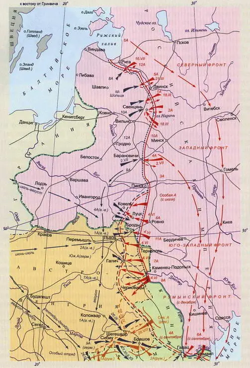 РОССИЯ В ПЕРВОЙ МИРОВОЙ ВОИНЕ КАМПАНИЯ 1916 г Кампания 1917 года - фото 186