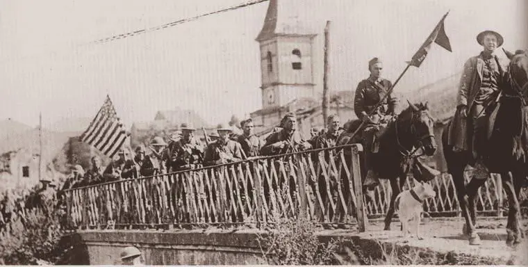 Американские войска во Франции 6 апреля на стороне Антанты выступили США - фото 188