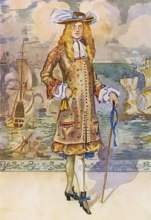 Модник при дворе Карла II в костюме скроенном на манер персидского или - фото 118