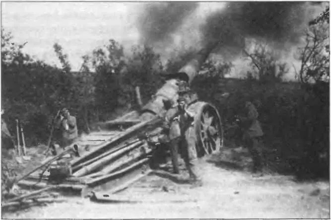 Битва на Марне На позициях германской артиллерии 1914 г К началу битвы на - фото 65