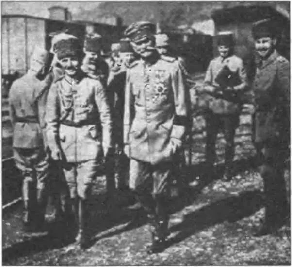 Энверпаша и германский фельдмаршал Макензен 8 сентября 1914 года правительство - фото 77