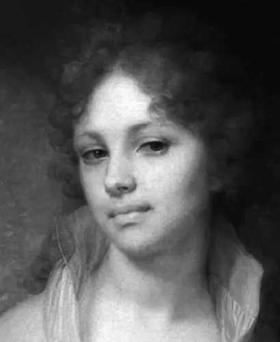 Боровиковский В Л Портрет М И Лопухиной 1797 фрагмент Солнечный свет - фото 13