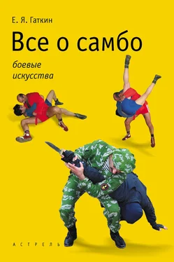 Евгений Гаткин Все о самбо обложка книги