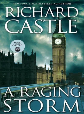 Richard Castle A Raging Storm обложка книги