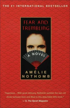 Amélie Nothomb Fear and Trembling обложка книги