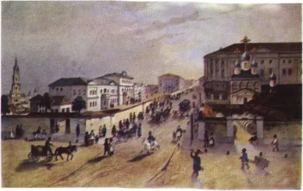 Р К Мюллер Здание почтамта на Мясницкой улице Конец 1840х гг Дом - фото 140