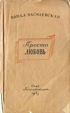 Ванда Василевская Просто любовь обложка книги