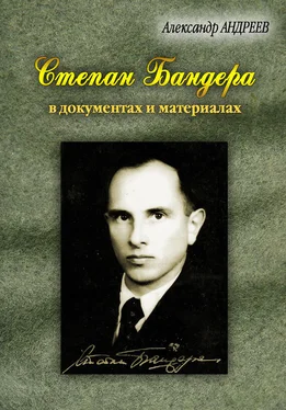 Александр Андреев Степан Бандера, лидер ОУН-УПА в документах и материалах обложка книги