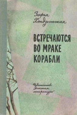 Зофья Хондзыньская Встречаются во мраке корабли обложка книги