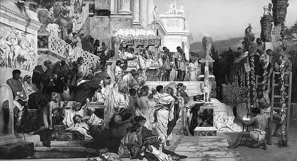 Светочи христианства Факелы Нерона Художник Г Семирадский 1876 г Первое - фото 13