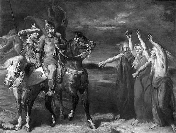 Макбет и Банко встречают трех ведьм Художник ТШассерио 1855 г Макбет - фото 20