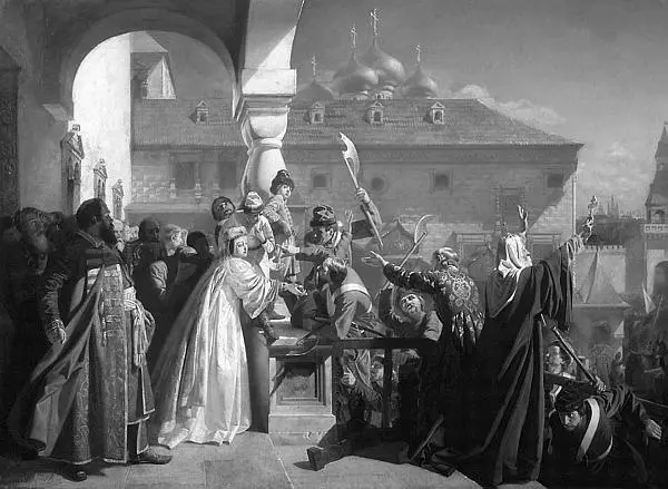 Стрелецкий бунт Художник НД ДмитриевОренбургский 1862 г Больной Федор - фото 59