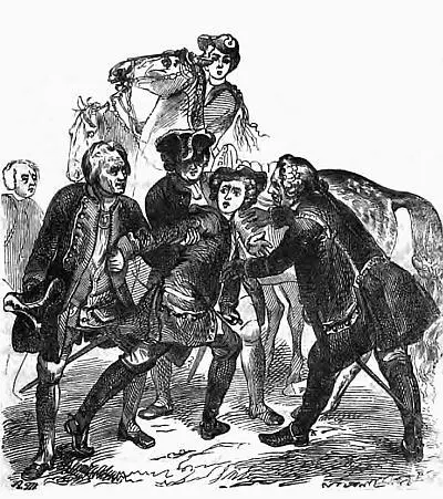 Арест кронцпринца Фридриха во время его бегства Художник А Менцель 1840е - фото 66