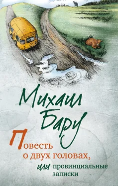 Михаил Бару Повесть о двух головах, или Провинциальные записки обложка книги