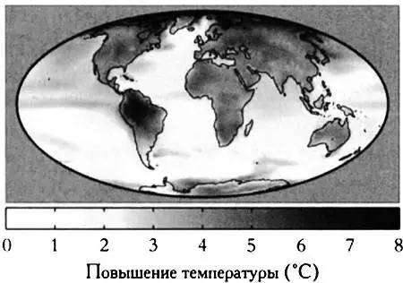 Прогноз роста средних температур в 20702100 годах согласно модели общей - фото 64