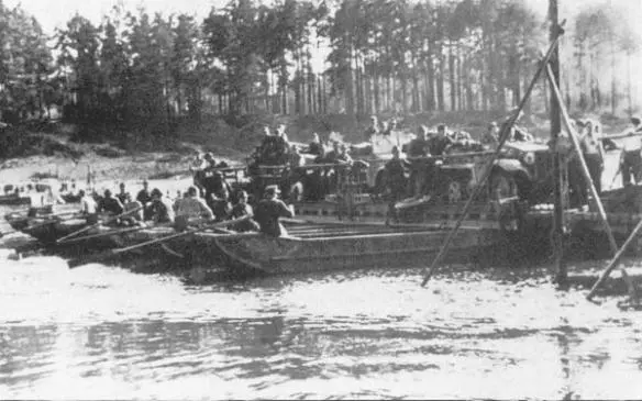 German units retreating across one of Polands many rivers on a ferry In all - фото 10