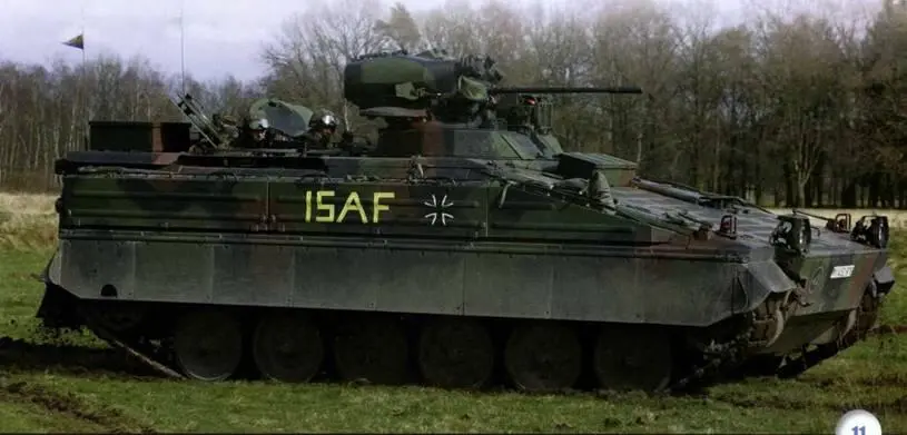 Боевая машина пехоты Мардер 1А5 на демонстрации в Нижней Саксонии Германия - фото 10
