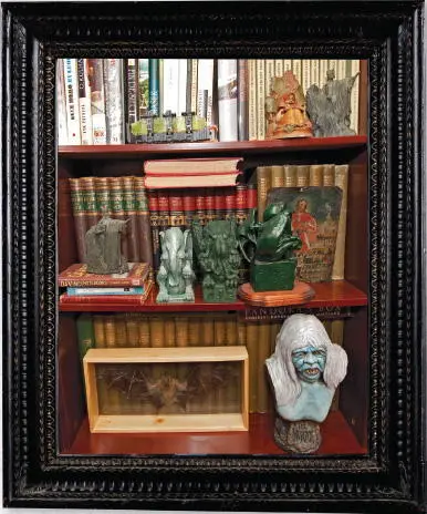 The shelf in the Art Room at Bleak House where the encyclopedias del Toro read - фото 18