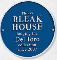 The name plate that adorns the exterior of Bleak House Come in come in His - фото 24