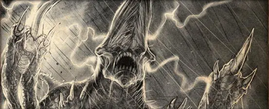 Storyboard of the Kaiju Knifehead attacking Gipsy Danger by Rob McCallum - фото 379