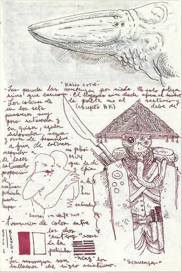 NOTEBOOK 5 PAGE 3 KAIJU CUTIE Walls are built out of fear They not only - фото 405