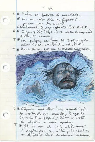 BLUE NOTEBOOK PAGE 49 E Fetuses in jars of marmalade A day hasnt gone - фото 426