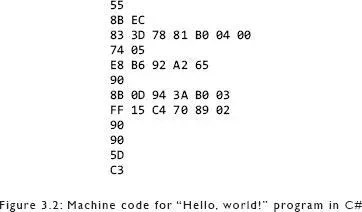 Now were really close to computing something but not quite yet Machine code - фото 5