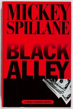 Mickey Spillane Black Alley обложка книги