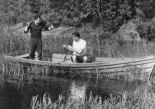 Любимая рыбалка На сборах в Озерках с Йожефом Сабо 1966 г Грибная охота - фото 30