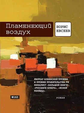 Борис Евсеев Пламенеющий воздух обложка книги