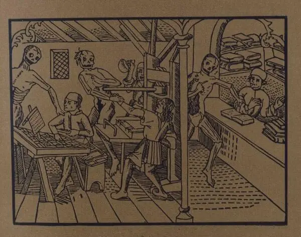 Типография Пляски смерти Лион 1500 г Оценка начала книгопечатания как - фото 1