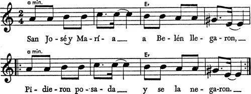 The above extract from a Folk Song from Puerto Rico was found amongst the - фото 1