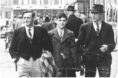 My grandfather right walking with a brother and nephew in the late forties - фото 11