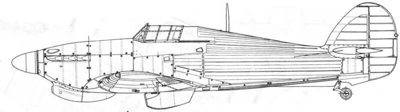 HawkerHurricane Mk IIB T Hawker Hurricanc Mk IIB Hurribomber с 227кг - фото 60