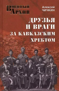 Алексей Чичкин Друзья и враги за Кавказским хребтом обложка книги