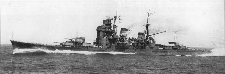 Крейсер Миоко на ходовых испытаниях 31 марта 1941 г Корабль только что - фото 58