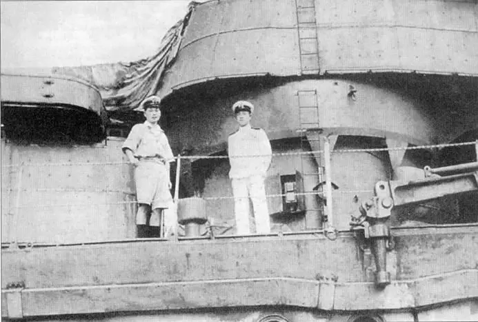 Крупный план башни главного калибра крейсера Начи снимок 1942 г Башни типа - фото 68