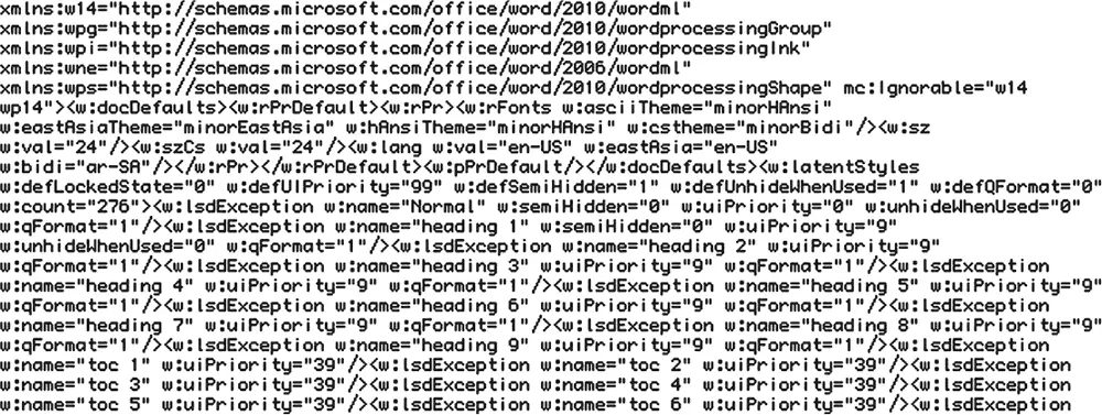 Файл Word содержит кучу информации И это ключевое различие между документами в - фото 1