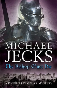 Michael Jecks The Bishop Must Die обложка книги