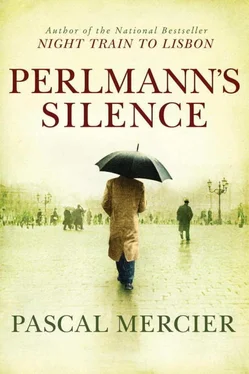 Pascal Mercier Perlmann's Silence обложка книги